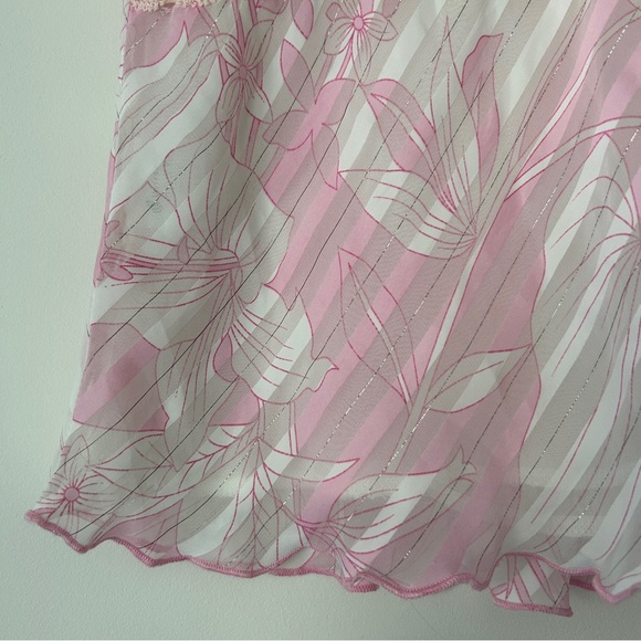 Y2K Floral Pink Top - Picture 3 of 5